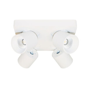Artdelight Moderne 4-lichts LED Design Spot Wit | Artdelight Laguna 4L
