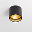 Moderne LED Opbouwspot IP54 Zwart/Mat Goud | Artdelight Ormond