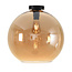 Ronde Glazen Plafondlamp 40cmØ met E27 Amber | Artdelight Marino