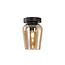 Moderne Glazen Plafondlamp 12,5cmØ met E27 Amber | Artdelight Tombo