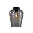 Moderne Glazen Plafondlamp 23cmØ met E27 Rookglas | Artdelight Tombo
