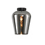 Moderne Glazen Plafondlamp 23cmØ met E27 Chroom | Artdelight Tombo