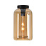 Moderne Glazen Design Plafondlamp met E27 Amber | Artdelight Botany