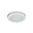 LED Badkamer Plafonniere 18cmØ  IP44 Wit | Artdelight Yuca III