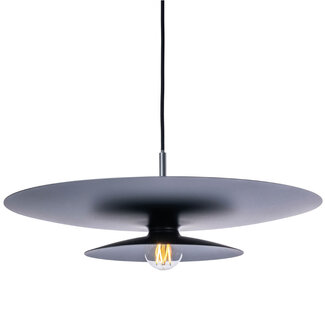 Artdelight Design Hanglamp met E27 fitting Zwart | Artdelight Linares
