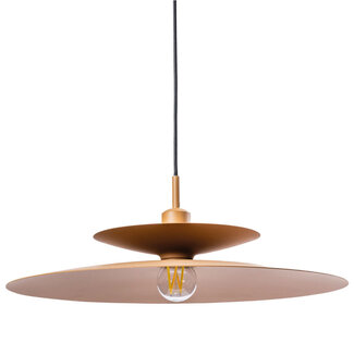 Artdelight Design Hanglamp met E27 fitting Bruin | Artdelight Linares