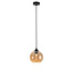 Ronde Glazen Hanglamp 20cmØ met E27 Amber | Artdelight Marino