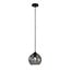 Ronde Glazen Hanglamp 20cmØ met E27 Rookglas | Artdelight Marino