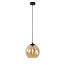Ronde Glazen Hanglamp 25cmØ met E27 Amber | Artdelight Marino