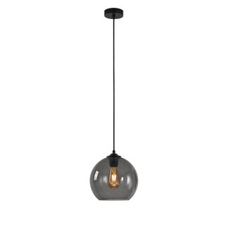 Artdelight Ronde Glazen Hanglamp 25cmØ met E27 Rookglas | Artdelight Marino