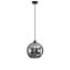 Ronde Glazen Hanglamp 30cmØ met E27 Chroom | Artdelight Marino