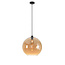 Ronde Glazen Hanglamp 40cmØ met E27 Amber | Artdelight Marino