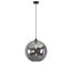 Ronde Glazen Hanglamp 40cmØ met E27 Chroom | Artdelight Marino