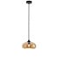 Ovale Glazen Hanglamp 28cmØ met E27 Amber | Artdelight Paradise