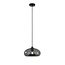 Ovale Glazen Hanglamp 28cmØ met E27 Rookglas | Artdelight Paradise