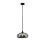 Ovale Glazen Hanglamp 28cmØ met E27 Chroom | Artdelight Paradise