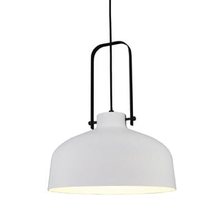 Artdelight Industriële Hanglamp met E27 fitting Wit | Artdelight Mendoza