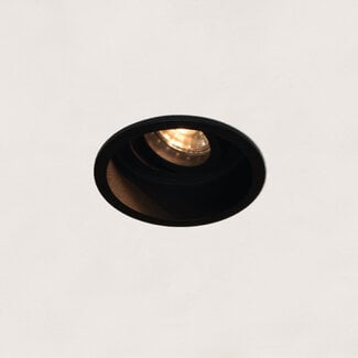 Artdelight Ronde Verdiepte Inbouwspot met GU10 fitting Zwart | Artdelight Rex