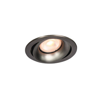 Artdelight Ronde Kantelbare Inbouwspot met GU10 fitting Gun Metal | Artdelight Alice