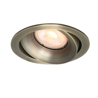 Artdelight Ronde Kantelbare Inbouwspot met GU10 fitting Antiek Brons | Artdelight Alice