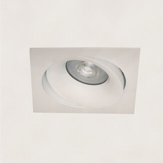 Artdelight Vierkante Kantelbare Inbouwspot met GU10 fitting Wit | Artdelight Alice