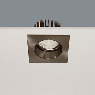 Artdelight Vierkante Verdiepte LED Inbouwspot Mat Staal | Artdelight Venice 2708