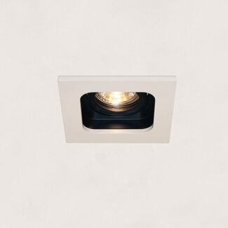 Artdelight Moderne Kantelbare Inbouwspot met GU10 Wit | Artdelight Moggio