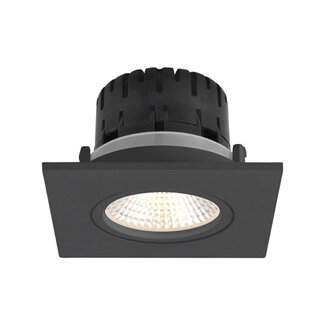 Artdelight Vierkante Kantelbare LED Inbouwspot IP65 Zwart | Artdelight Austin