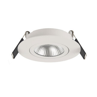 Artdelight Ronde Kantelbare LED Inbouwspot IP44 Wit | Artdelight Dublin