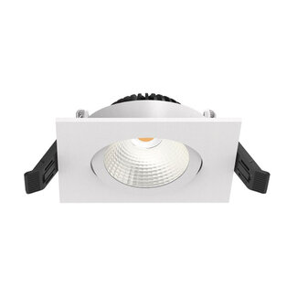 Artdelight Vierkante Kantelbare LED Inbouwspot IP44 Wit | Artdelight Dublin