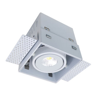 Artdelight Trimless 1-lichts Inbouwspot met GU10 Wit | Artdelight Tavira