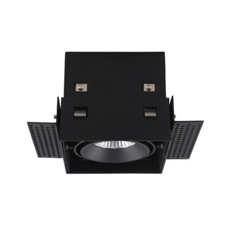 Artdelight Trimless 1-lichts Inbouwspot met GU10 Zwart | Artdelight Tavira