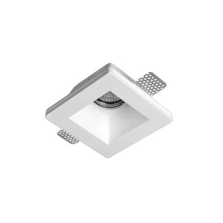 Artdelight Vierkante Trimless Inbouwspot met GU10 fitting Wit | Artdelight Cygan