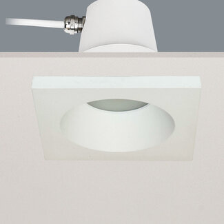 Artdelight Vierkante Badkamer Inbouwspot IP65 Wit | Artdelight Bados