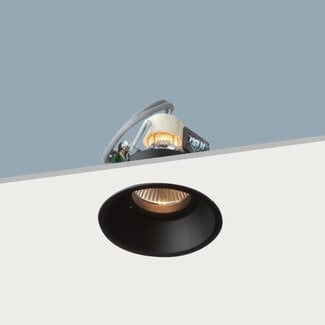Artdelight Verdiepte Inbouwspot met GU10 fitting Zwart | Artdelight Candice