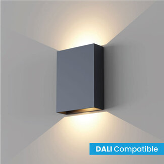 Artdelight Dali Industriële LED Wandlamp Zwart | Artdelight Memphis