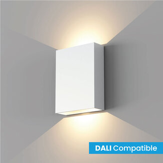 Artdelight Dali Industriële LED Wandlamp Wit | Artdelight Memphis