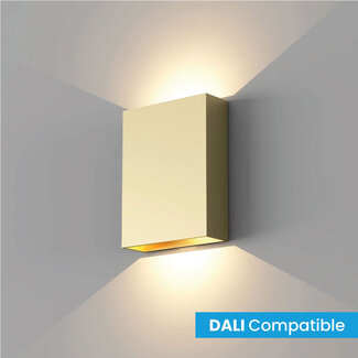 Artdelight Dali Industriële LED Wandlamp Goud | Artdelight Memphis