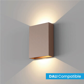 Artdelight Dali Industriële LED Wandlamp Donker Brons | Artdelight Memphis