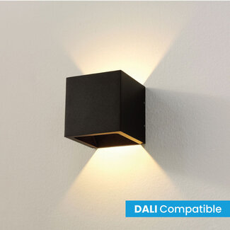 Artdelight Dali Kubus LED Wandlamp Zwart | Artdelight Cube