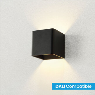 Artdelight Dali Design LED Wandlamp Dim to Warm Zwart | Artdelight Fulda