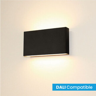 Artdelight Dali Industriële LED Wandlamp Zwart | Artdelight Box 2L