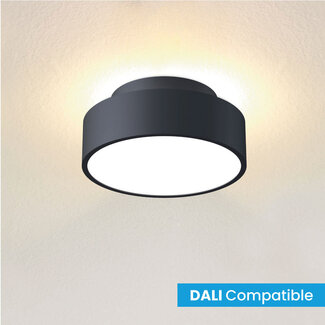 Artdelight Dali Moderne LED Plafondlamp 15cmØ Zwart | Artdelight Chicago 150