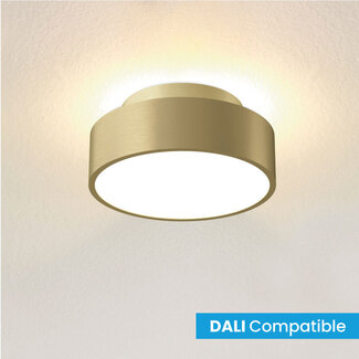 Artdelight Dali Moderne LED Plafondlamp 15cmØ Warm Goud | Artdelight Chicago 150