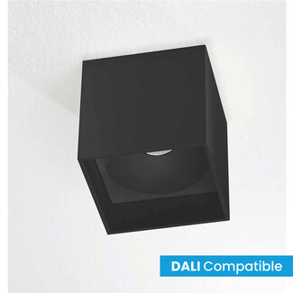 Artdelight Vierkante DALI LED Design Plafondlamp Zwart | Artdelight Brock