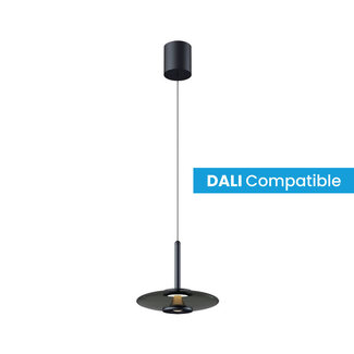 Artdelight DALI LED Design Hanglamp Zwart/Rookglas | Artdelight Madison