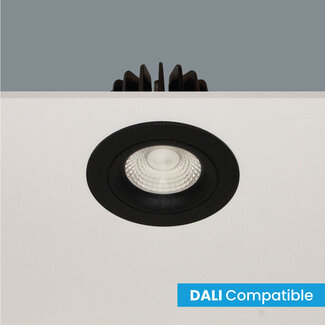 Artdelight Moderne DALI LED Inbouwspot Zwart | Artdelight Venice 2108