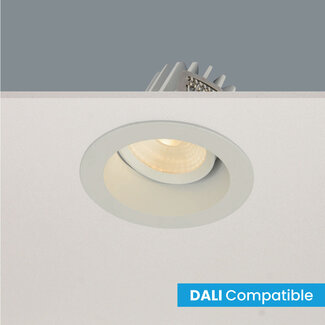 Artdelight Kantelbare Verdiepte DALI LED Inbouwspot Wit | Artdelight Venice 2408