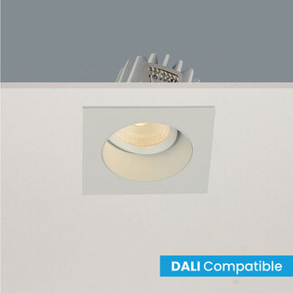 Artdelight Verdiepte Kantelbare DALI LED Inbouwspot Wit | Artdelight Venice 2808