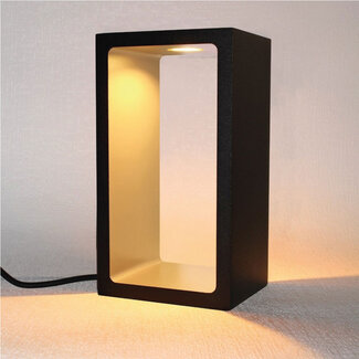 Artdelight Moderne LED Design Tafellamp Zwart/Mat Goud | Artdelight Corridor